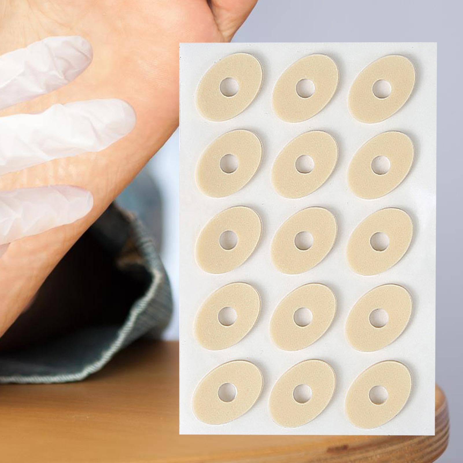 Cojines de maíz – 120 protectores de maíz | Proporcionan amortiguación y reducen las molestias de roces de los callos, protege los pies y los dedos de los pies