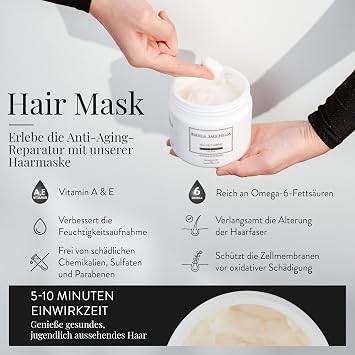 Secret Shine Set - Argan Oil Shampoo Conditioner Hair Mask & Hair Oil with Collagen & Vitamin B3 - Care for Shiny Hair & Real Hair Extensions Paraben-Free