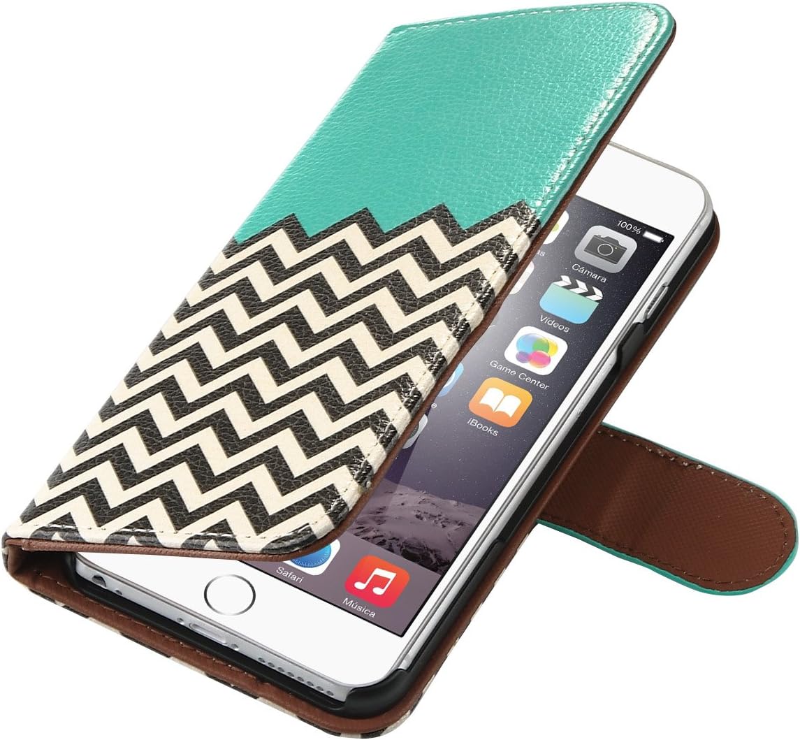 iPhone 6 Plus Case, iPhone 6S Plus Case, ULAK Premium Flip Wallet case for Apple iPhone 6 Plus/6S Plus 5.5 inch - Magentic Synthetic Leather Cover with Card Slots/Holder (Follow the sky)