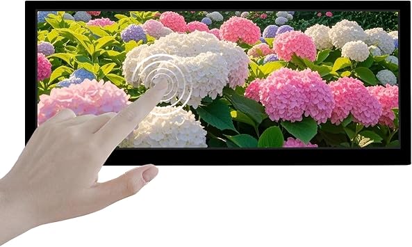 VSDISPLAY 10.3 Touch Monitor 1920x720 Supports USB Autoplay Split Screen