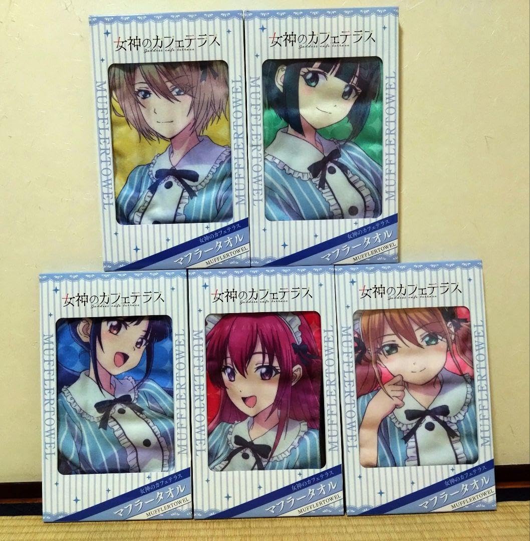 Amazon.co.jp: 女神のカフェテラス マフラータオル コンプリートセット