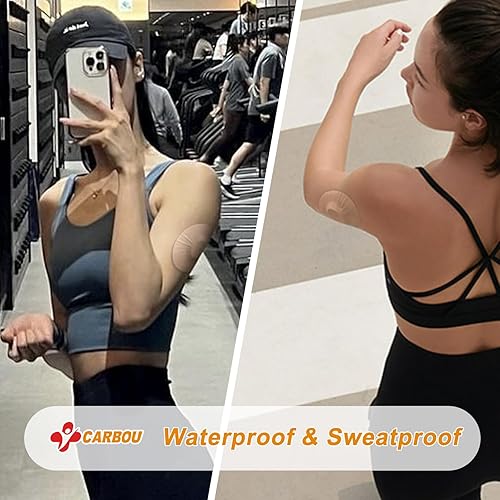 Miniatura 6 de Carbou Freestyle Libre 23 Fundas para sensores, 20 parches adhesivos de estilo libre, impermeables, para Libre, Enlite, Guardian, sin pegamento en