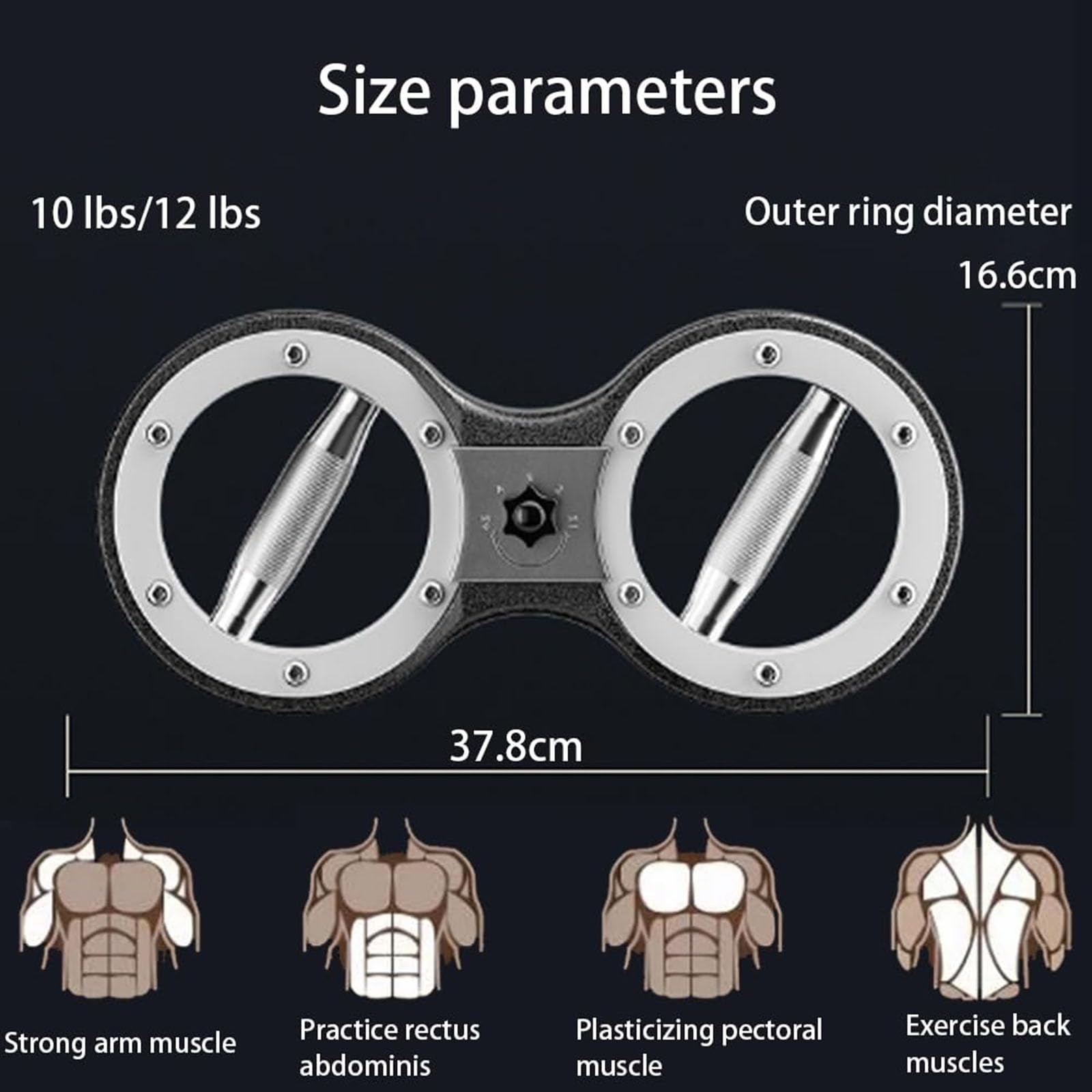Máquina rotadora, Entrenador de máquina rotadora giratoria de resistencia ajustable, Entrenador de fuerza del antebrazo Ejercitador de antebrazo para hombres y mujeres, Equipo de entrenamiento