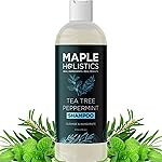 Rosemary Tea Tree Mint Shampoo - Clarifying Shampoo for Build Up and Flakes with Deep Cleansing Peppermint Oil and Tea Tree Essential Oil for Dry Scalp Treatment - Paraben & Sulfate Free (8oz)