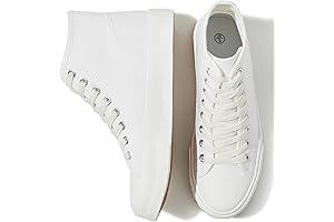 White High Top Canvas Sneakers: The Perfect Blend of Style and Comfort