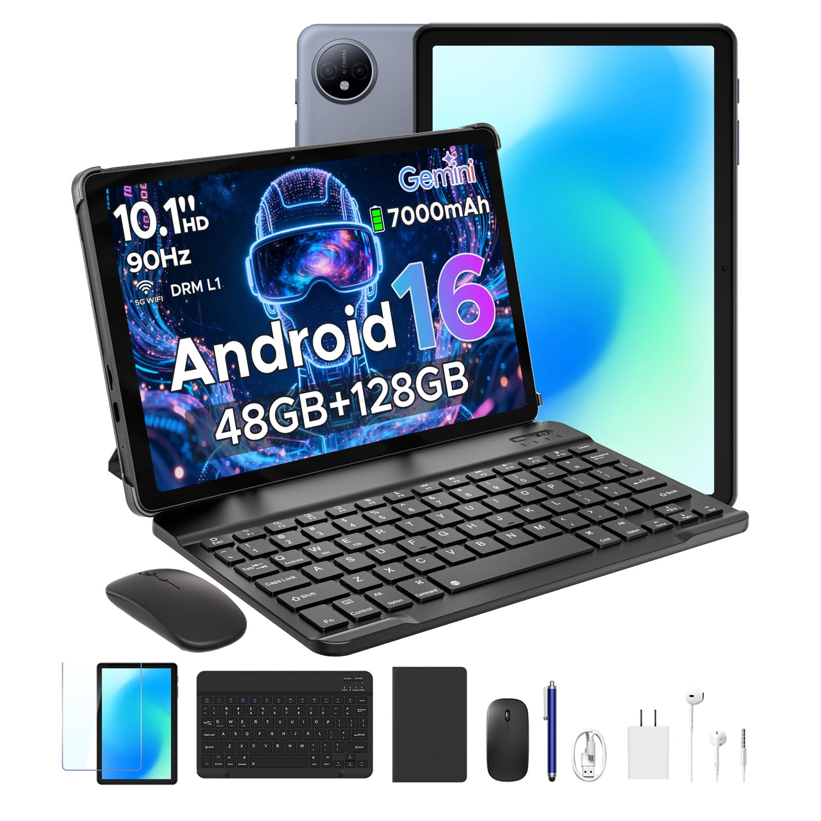 Android 16 タブレットGemini AI サポート 10インチブラック Amazon.co.jp: 【Android 16 タブレット - Gemini AI サポート】P10