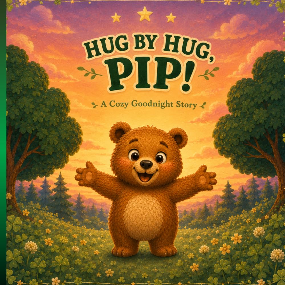 Hug by Hug, Pip!: A Cozy Bedtime Board Book for Babies & Toddlers — Animals, Hugs & Goodnight Moments