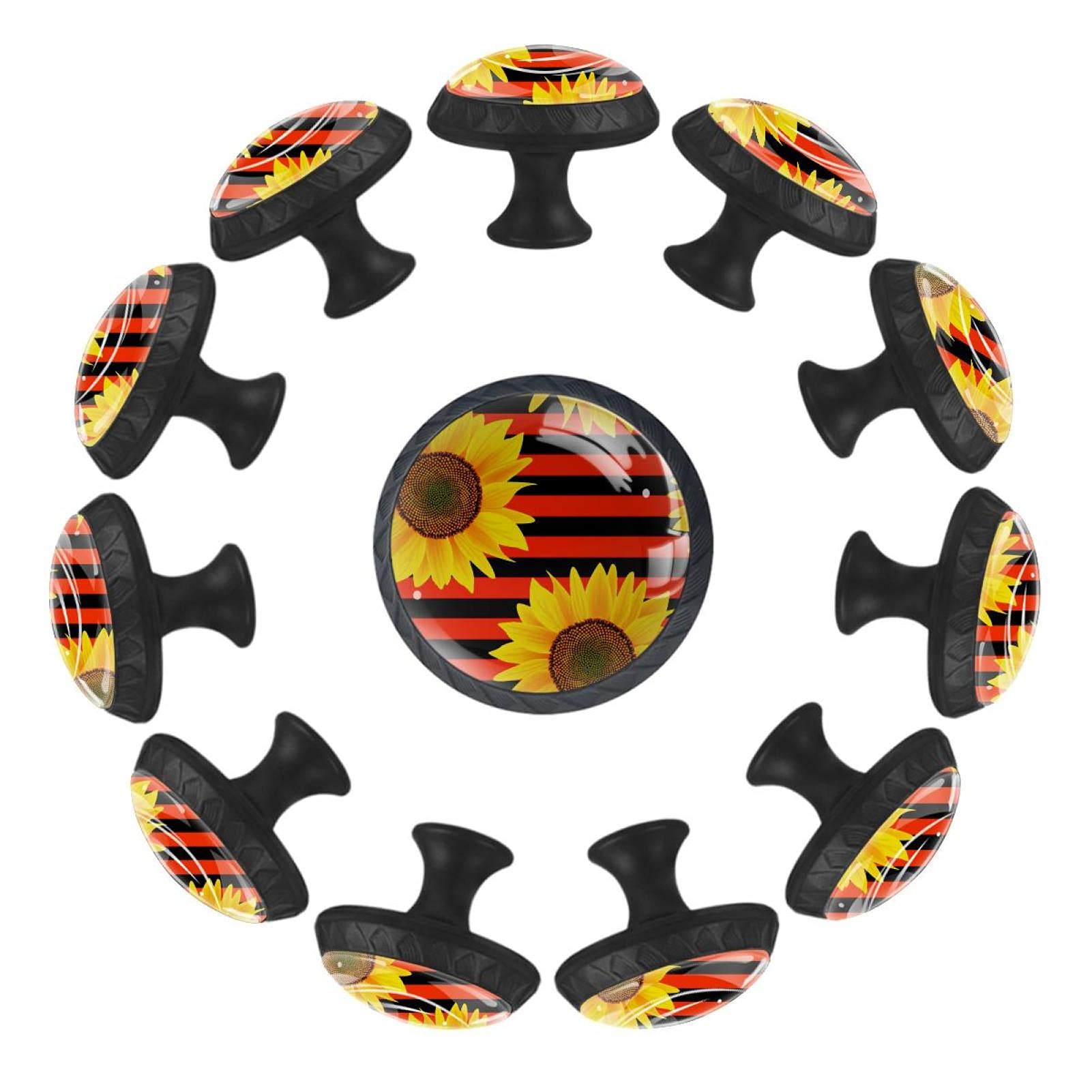 Boutons de tiroir ronds 35 mm anti-glisse pour ouvrir facilement les rangements