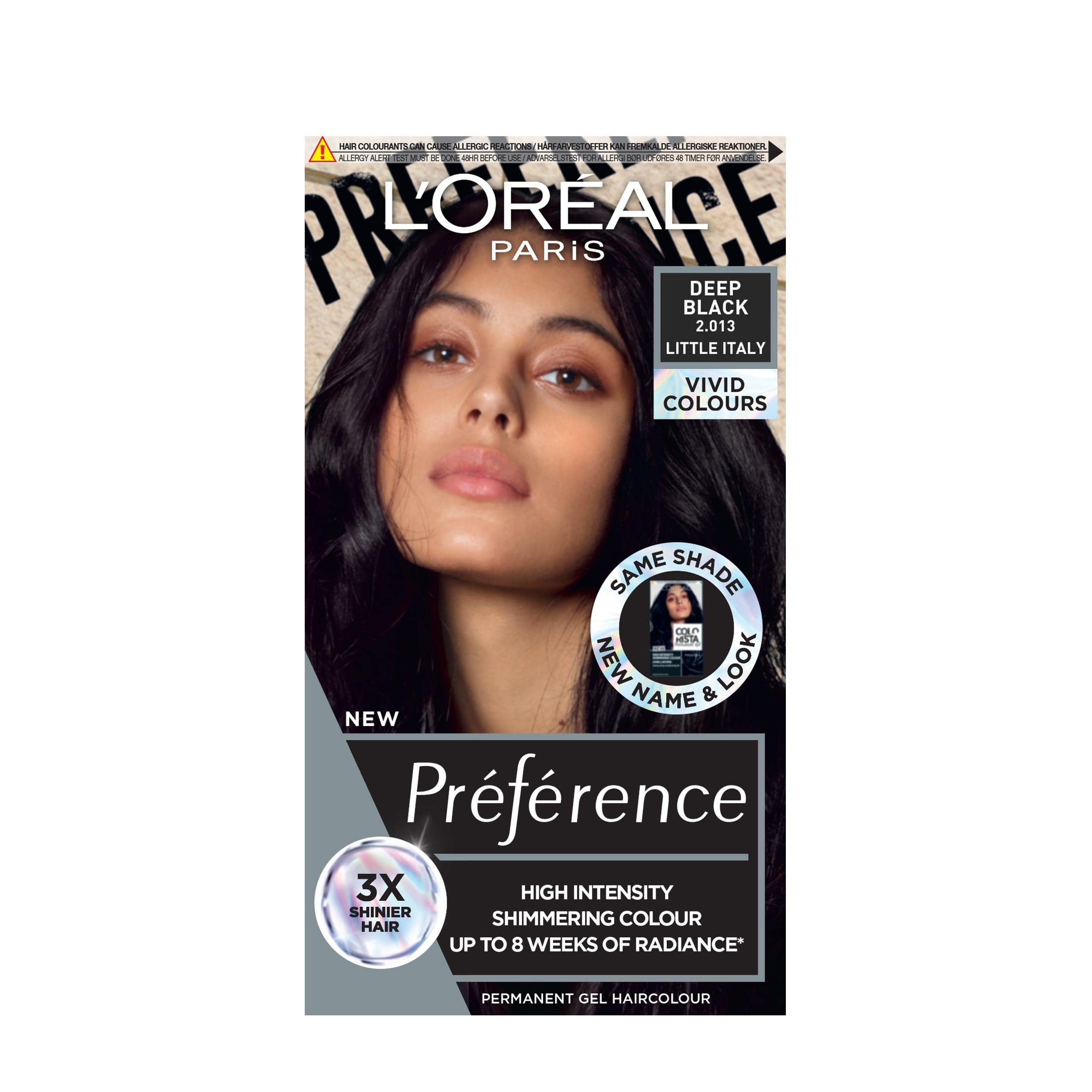 L'Oreal Preference Vivids 2.013 Deep Black