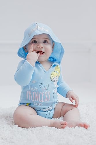 Miniatura 2 de Disney Princess Ariel Cenicienta Princesa Belle - Body de peluche para niñas recién nacidas a bebés Multicolor