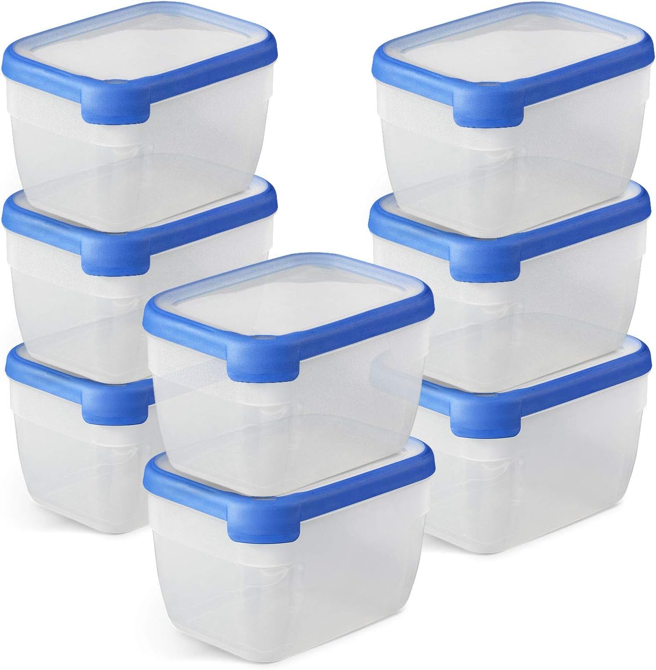 Curver Grand Chef @Home Airtight Rectangular Bottle 2.4L, Pack of 8