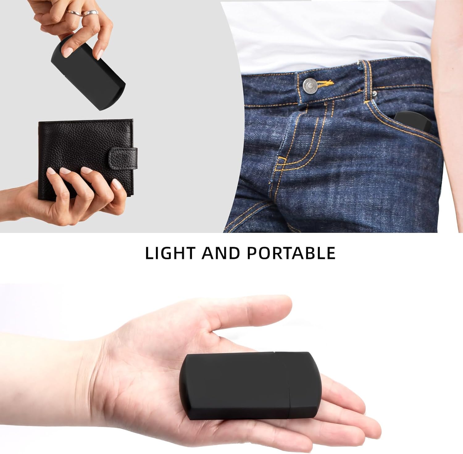 REAVEE 3 Pack Folding Reading Glasses for Men Women, Blue Light Blocking Computer Readers Spring Hinge with Small Case - Image 7