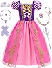 Princess Dresses For Girls Princess Costume Kids Cosplay Halloween Christmas Party Outfits 3-10Y