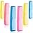 Leinuosen 12 Pieces Hair Combs Set Pocket Plastic Fine Tooth Dressing Comb for Women and Men, Peines Para Cabello(Pink, Yellow, Blue)