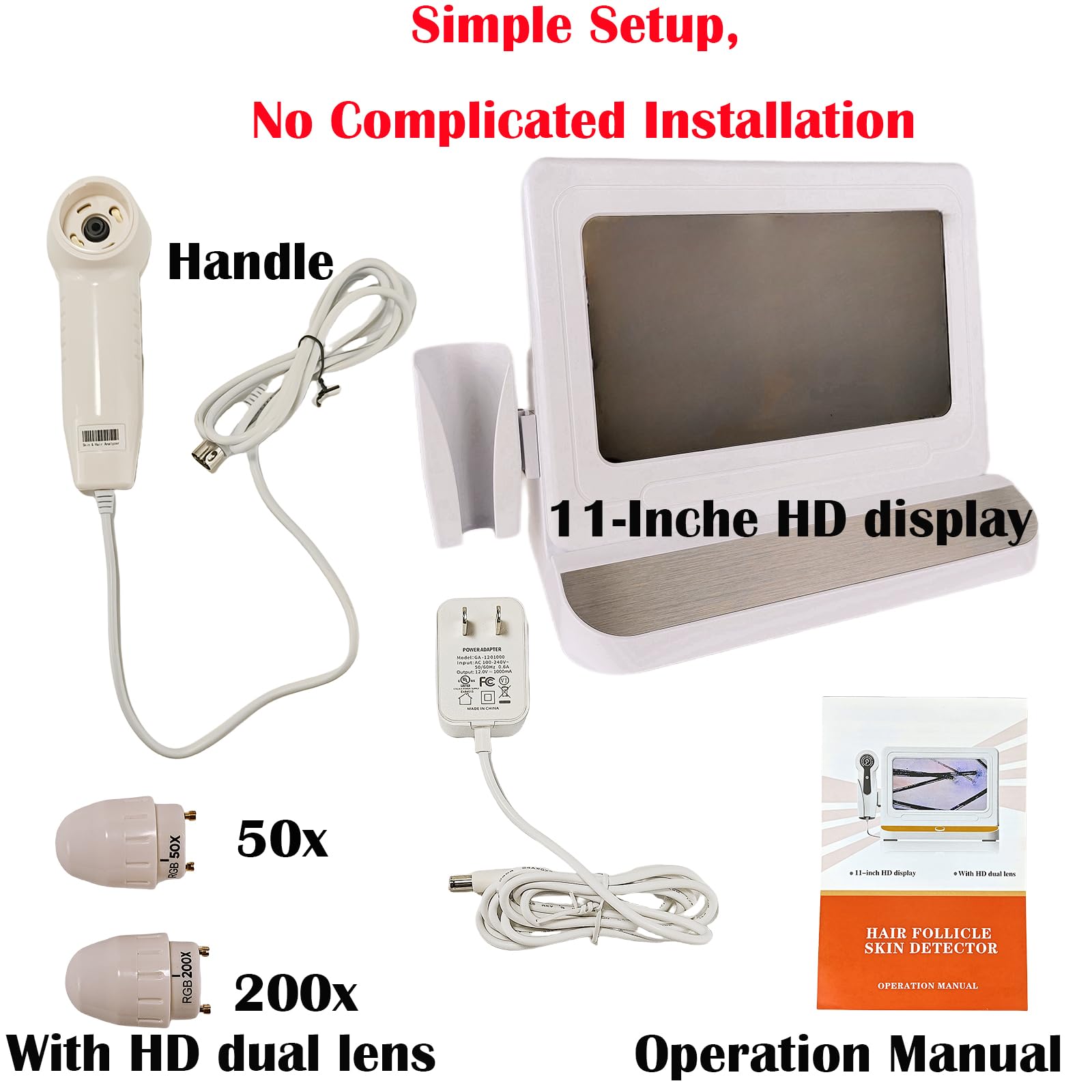 Professional Scalp Camera - Hair & Scalp Analysis -4