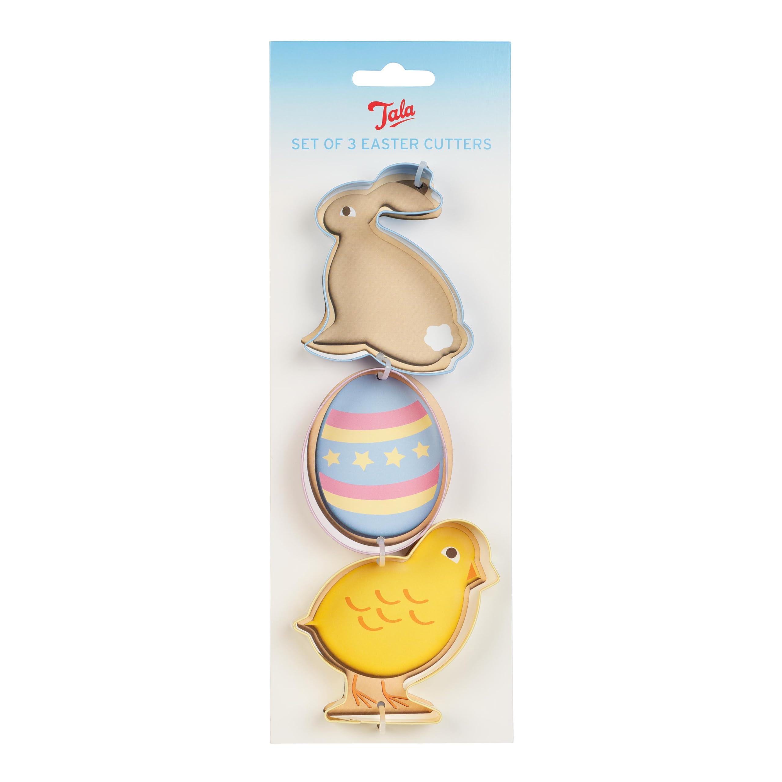 Tala Set of 3 Easter Cutters, Stainless-Steel Cutters, Perfect for Decorating and Gifting, Dishwasher Safe