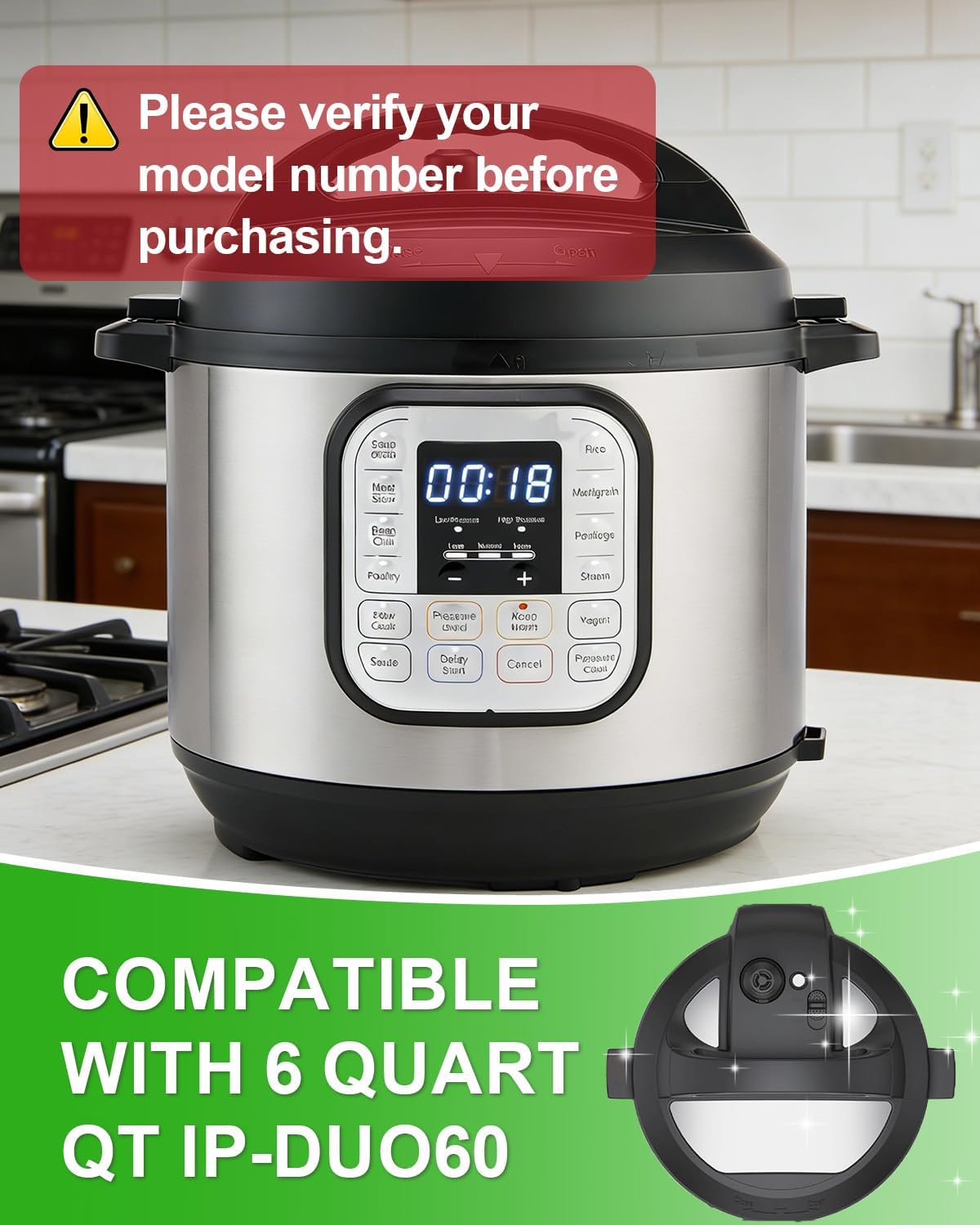 Sealing Rings Compatible with Instant Pot Sealing Ring 6 Quart