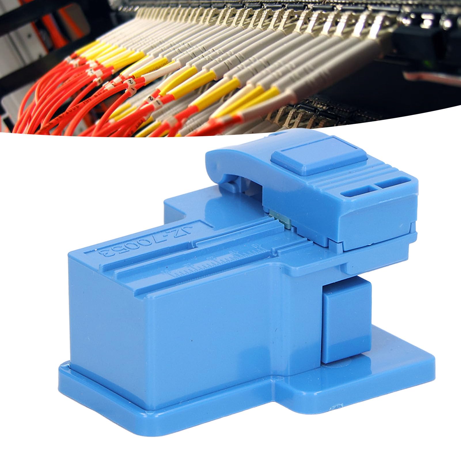 Respicefinem Mini Fiber Optic Cleaver Cutter Accurate Optical Fiber Cleaver Stripping Cutter Tool With Accurate Angle Fine Injection Excellent PVC Pulley Tungsten Steel Blade And