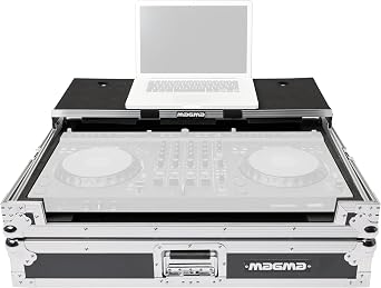 حافظة طيران Magma متوافقة مع محطات عمل AlphaTheta DDJ-GRV6 وPioneer DJ DJ FLX-10 مع منصة الكمبيوتر المحمول MGA41037