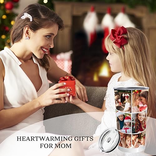 Miniatura 5 de 3UMeter Vaso personalizado con imágenes, texto, tazas personalizadas de 20 onzas para papá, mamá, amigo, tazas de café de acero inoxidable, regalo