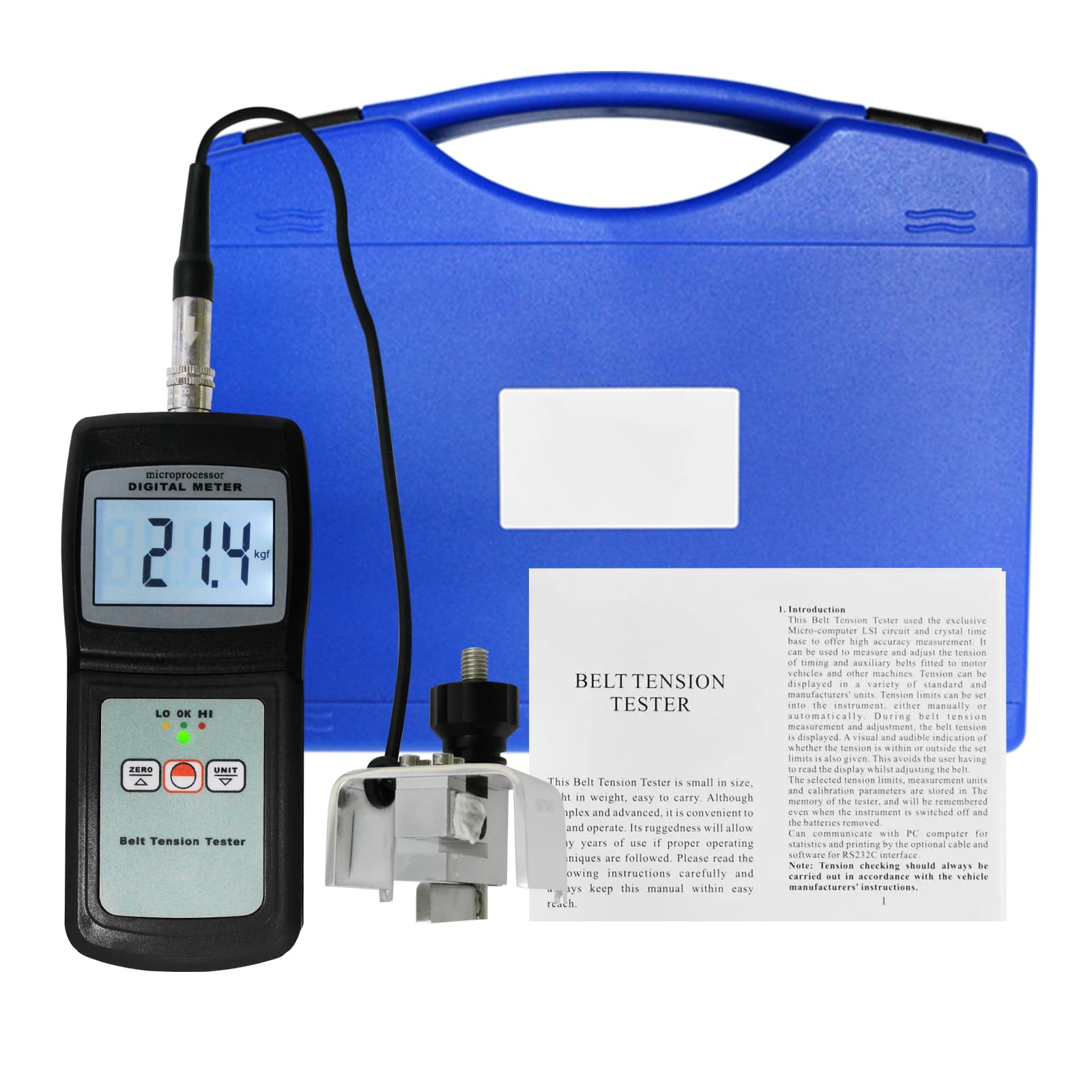 Misuratore Di Tensione Portatile For Impieghi Gravosi, Gamma Da 0 A 750 N. Strumento Avanzato per l'ispezione Industriale
