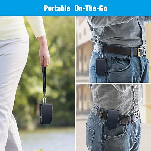 Vista 12 de Funda protectora de piel sintética para Freestyle Libre 3 2 / Libre Reader, ligera, a prueba de golpes, funda de transporte para diabéticos con clip