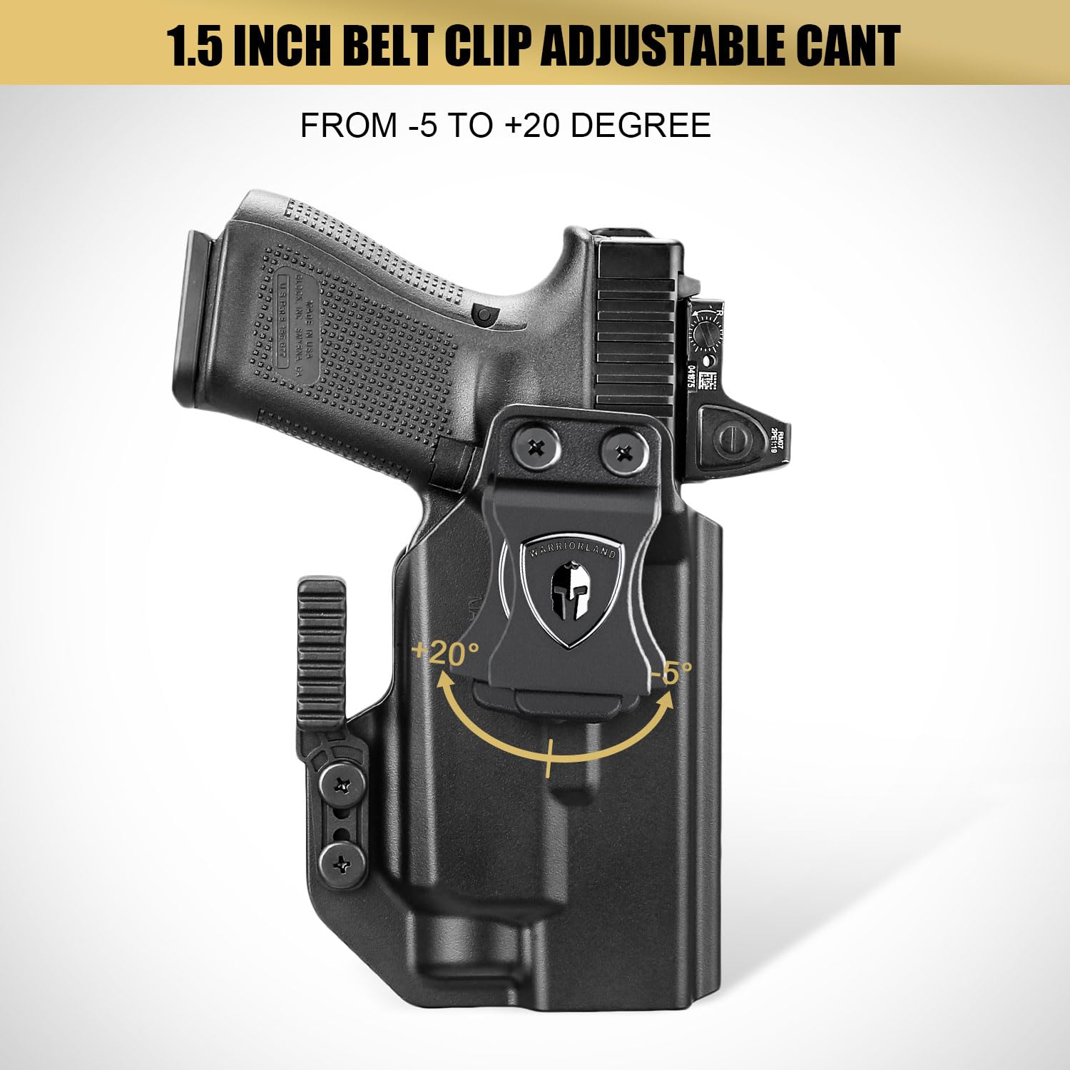 Amazon.com : IWB Holster, Compatible with Glock 17/19 Gen 3-6 with
