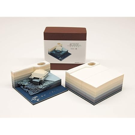 Amazon 公式商品 トライアード インテリアになるメモ帳 Omoshiroi Block Shape Kyoto 藍 メモ帳 文房具 オフィス用品 Amazon 公式商品 トライアード インテリアになるメモ帳 Omoshiroi Block Shape Kyoto 藍 メモ帳 文房具 オフィス用品