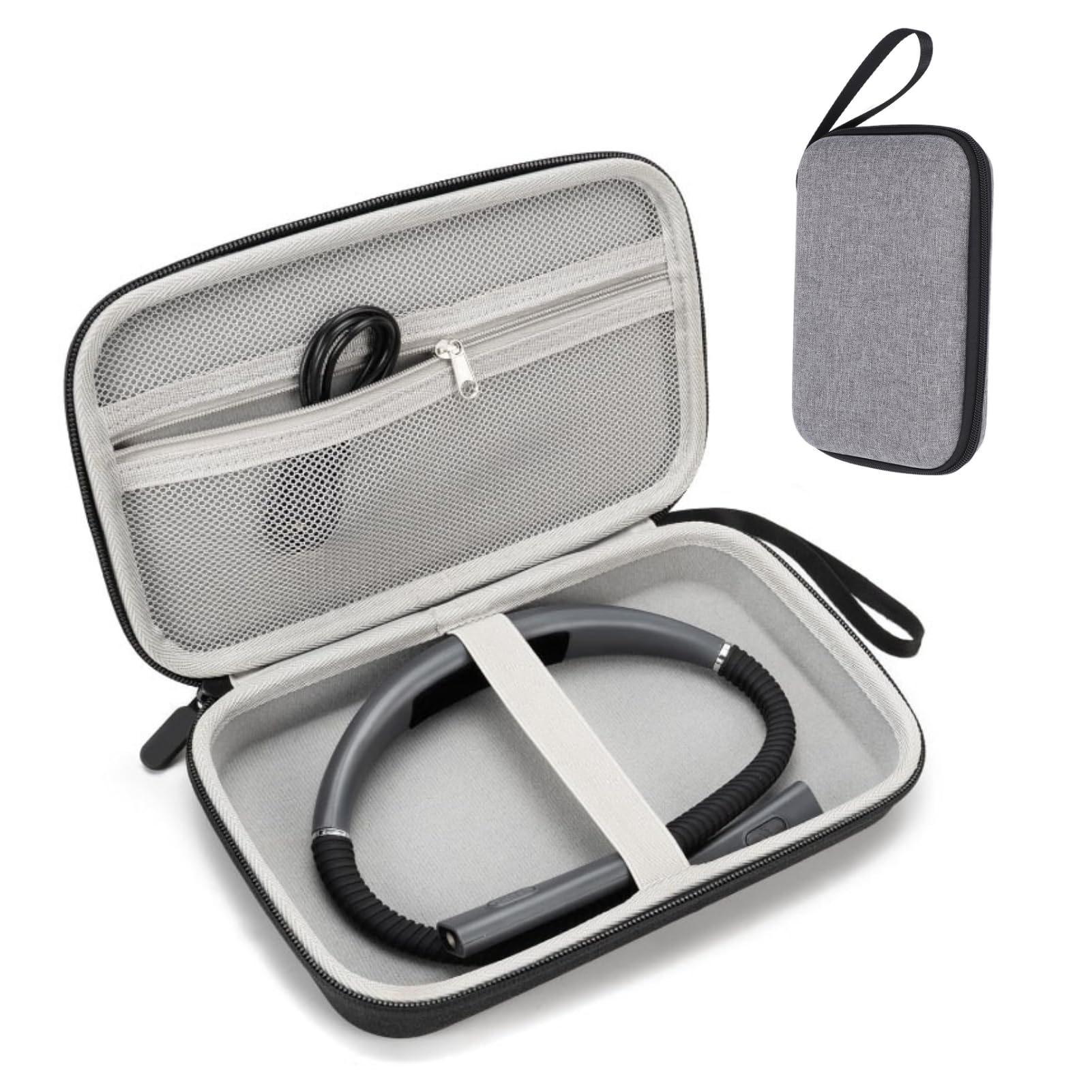 Gugxiom Carrying Case for Glocusent, Vekkia, LITOM, LEDGLE, TAKKUI, TSINGREE, Enclize LED Neck Reading Light, Protective EVA Hard Shell Travel Case Storage Bag for Neck Light