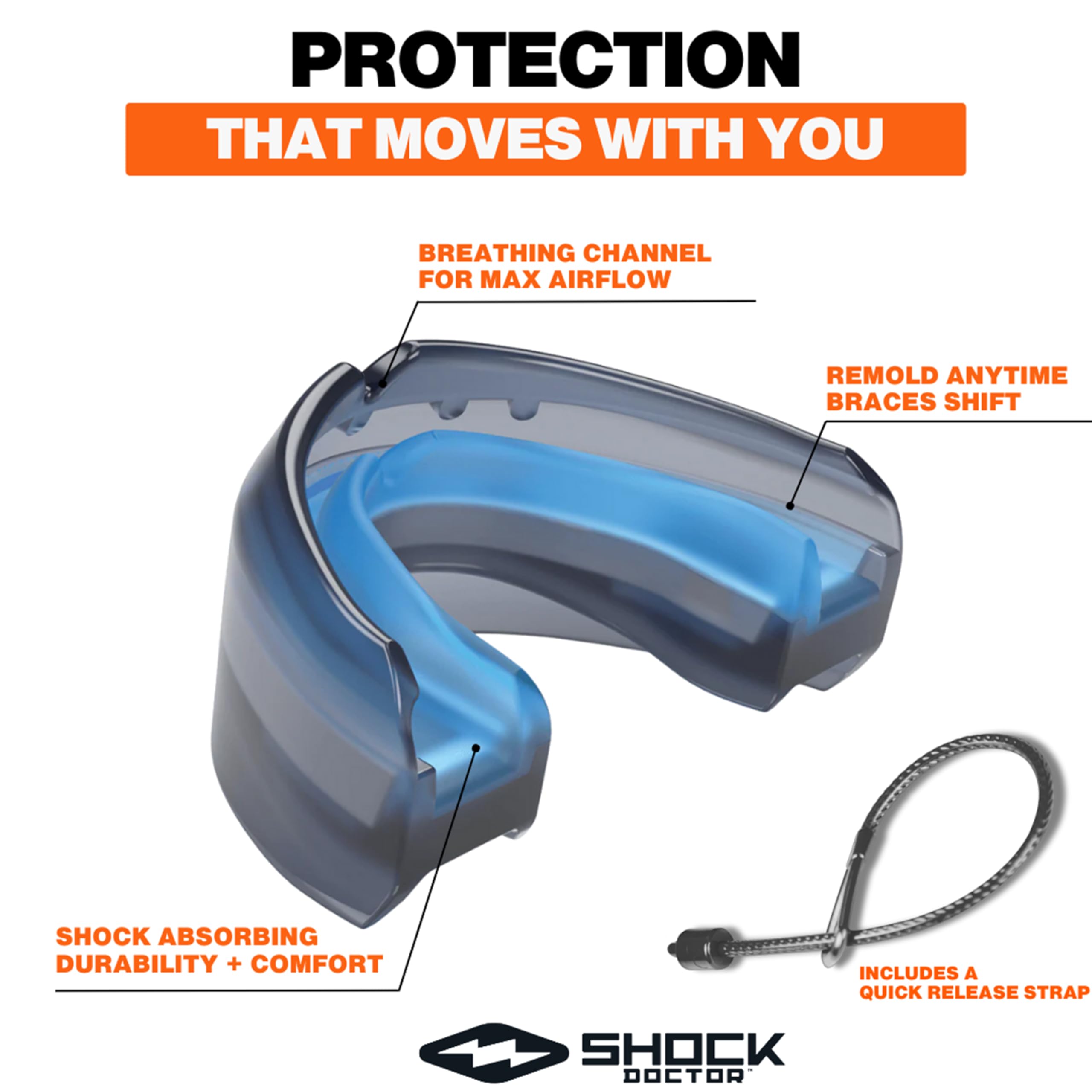 Amazon | Shock Doctor 4801A 再成形可能 ウルトラダブルブレース