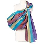 Hip Baby Wrap Ring Sling Baby Carrier for Infants and Toddlers - Beautiful, 100% Soft Cotton Baby Wraps Carrier for Babies 8-35 lbs - Perfect Baby Shower Gifts Moms and Dads - Nursing Cover (Rainbow)