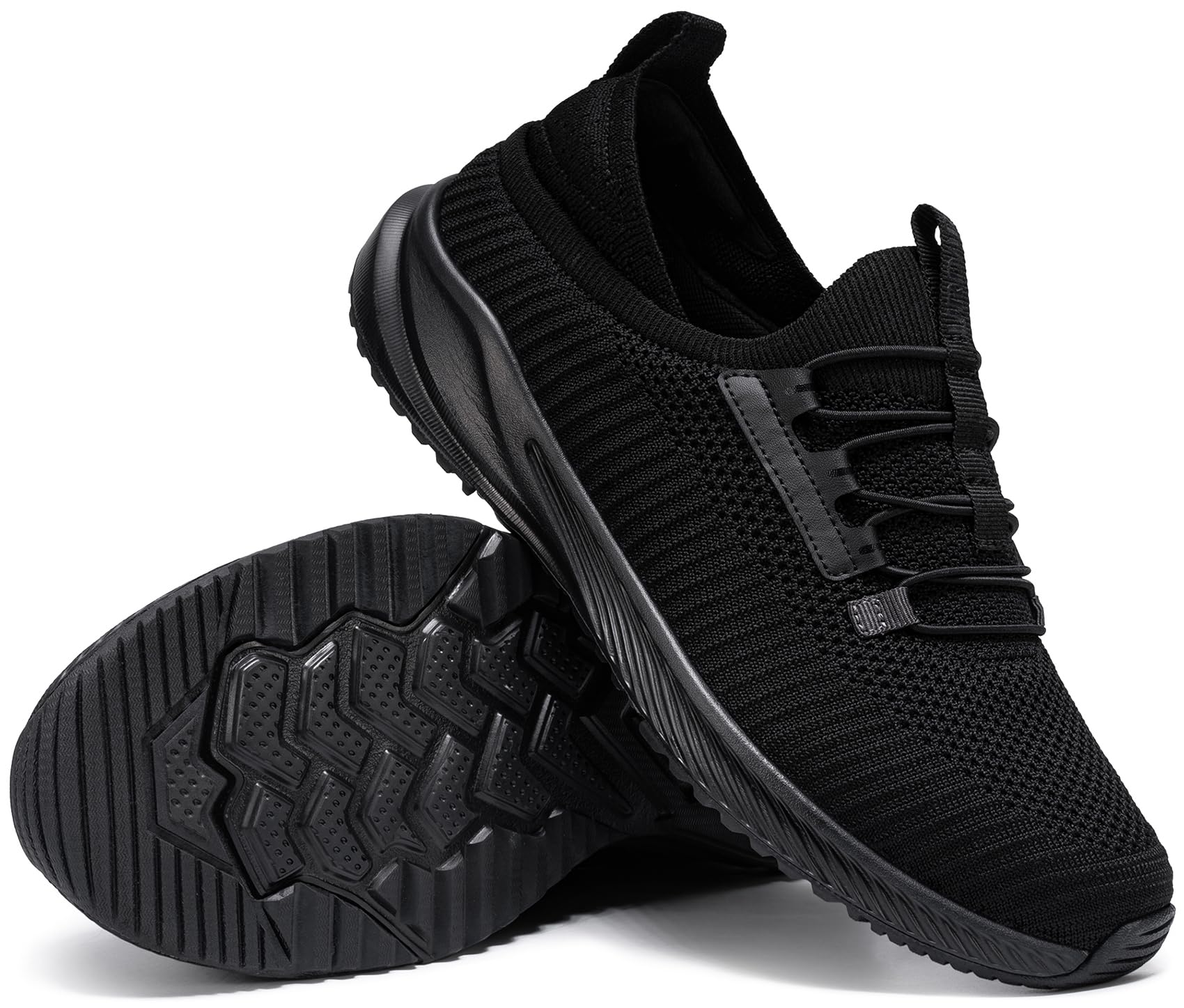 Mens Slip On Running Shoes Comfortable Walking Shoes Sneakers Athletic Breathable Workout Shoes for Men Lightweight