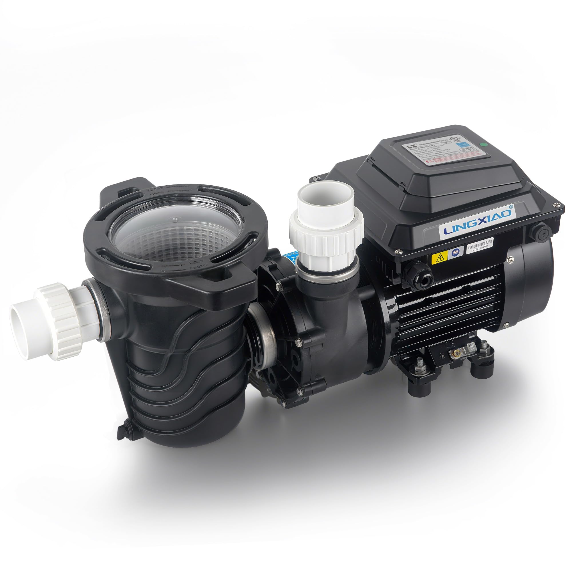 Above Ground Variable Speed Pool Pum 1HP, 115V Energy Star Above Ground Pool Pump with Filter Basket, 5230GPH, Low-Noise, Energy Saving