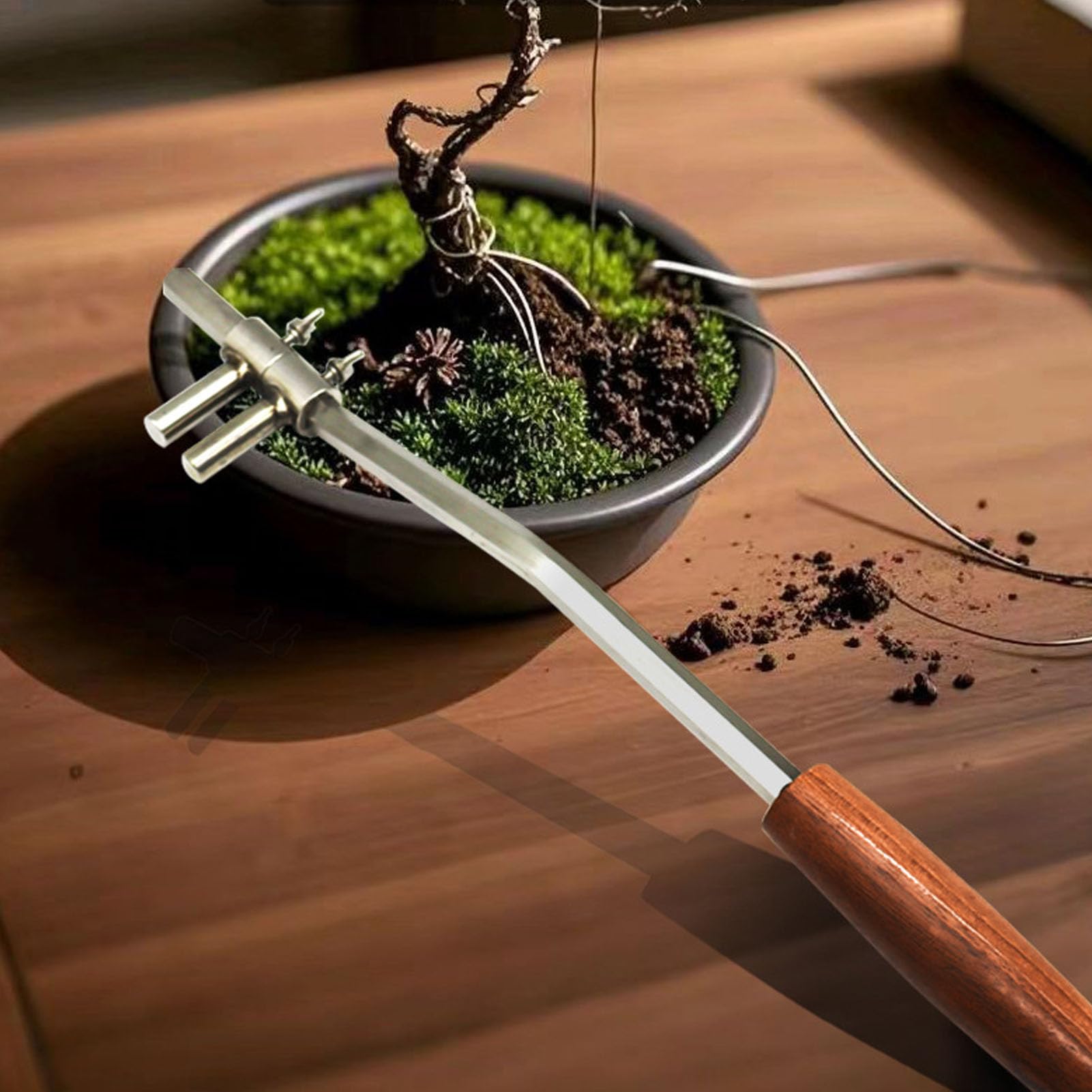 Cocoarm Bonsai Branch Bender 16.7in Acero Inoxidable de Madera