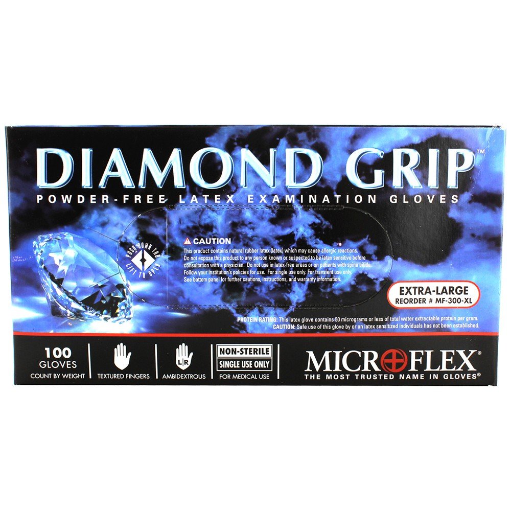 Buy Diamond Grip Latex Gloves, XL, Pack of 100 at Ubuy Nigeria