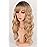 Medium Long Blonde Wavy Wigs For Women Synthetic Full Hair Blonde Wigs With Bangs For Daily Use (Blonde)