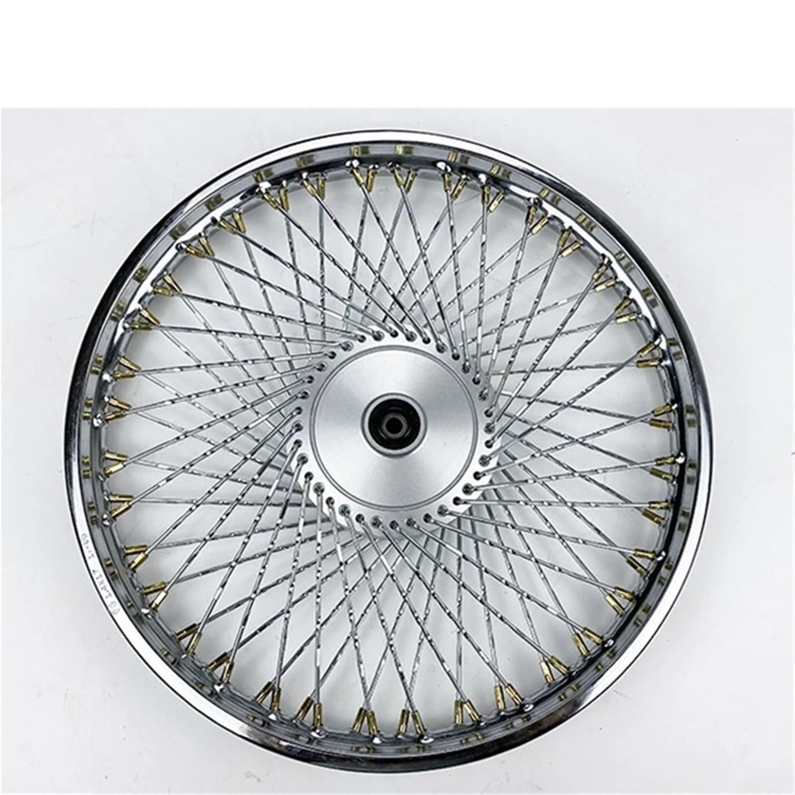 Vorderradfelge Passend für JH70 CY80 17 Zoll Motorrad vorne hinten Aluminiumlegierung Radnabe Assy 72 Speichen 1,40 x 17 Räder Motorrad(Front rim assy)