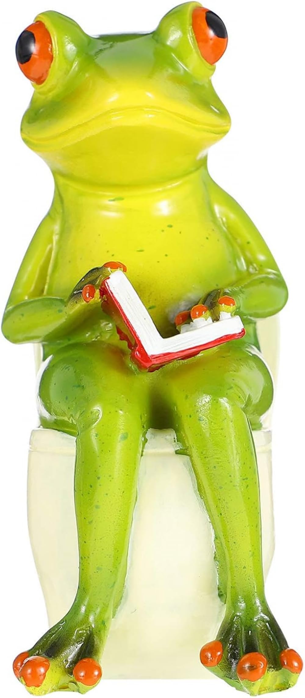 VHKJewE Ornament Garden Figurine Deco Figure Pond Decoration Frogs for Outside Balcon