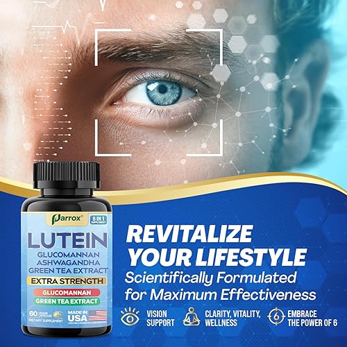 Miniatura 7 de Myo - Paquete de inositol y luteína  Complejo de inositol de mio y D-Chiro 16 en 1 con DIM, berberina y casteberry + apoyo 6 en 1 para los ojos y