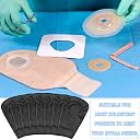 8 Pcs Black Ostomy Bag Cover Colostomy Bag Covers Odor Control Stretchy Bag Cover Washable Pouch Liner for Women Men Lightweight Care Protector Protective Bag gallery image