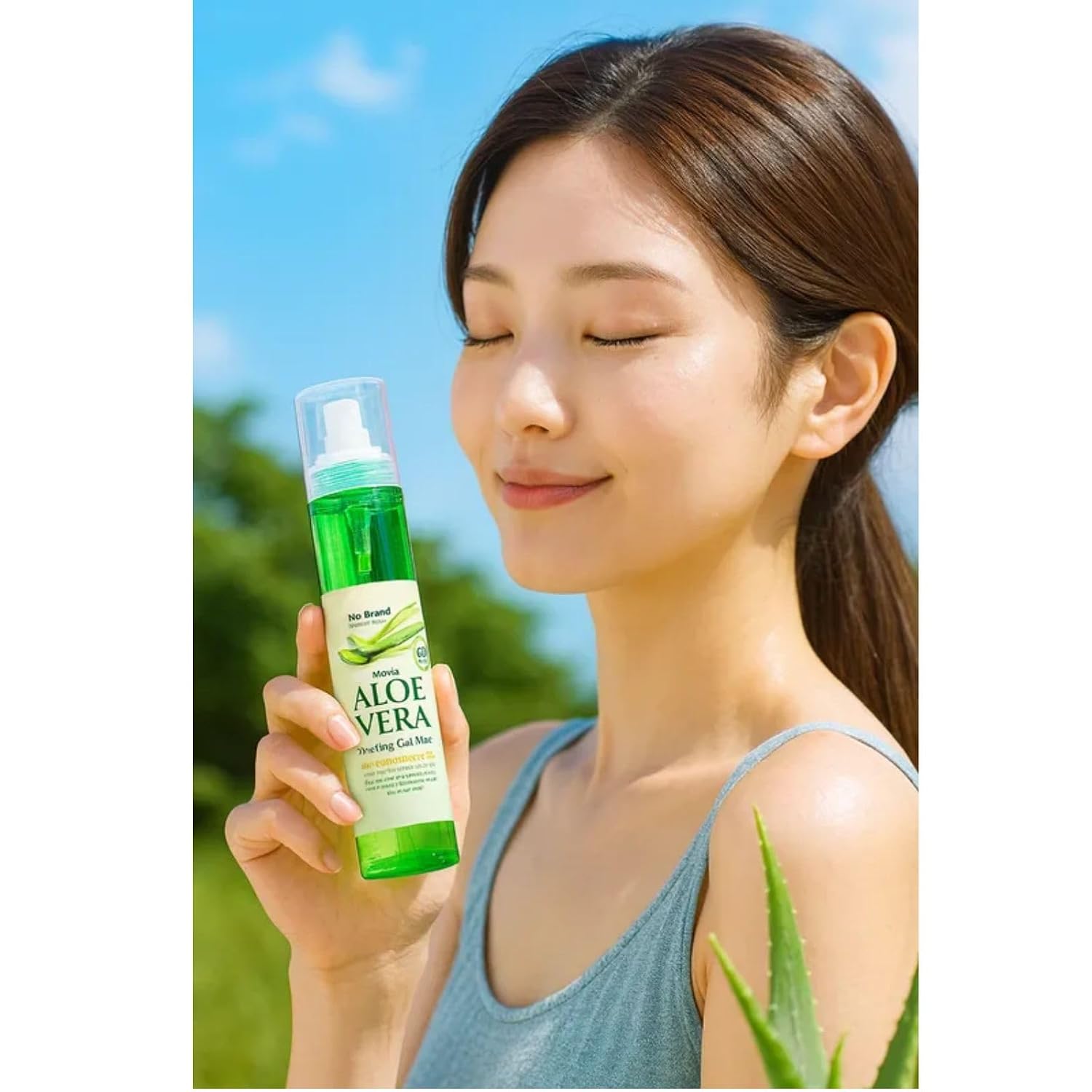 Jeju Island Aloe Vera Gel Mist 120ml x 3 Pack - Aloe Vera Spray for Face & Body - Moisturizing and Hydrating from Jeju, Korea - Enriched with Herbal & Flower Extracts - Non- Sticky