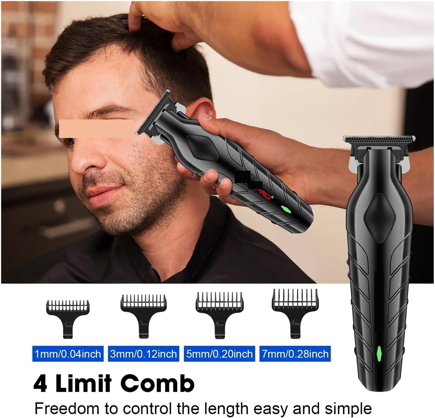Professional Men Electric Hair Clippers Barber Cutting Machine Rechargeable Trimmer Beard Shaving Cut Trimming Clipper