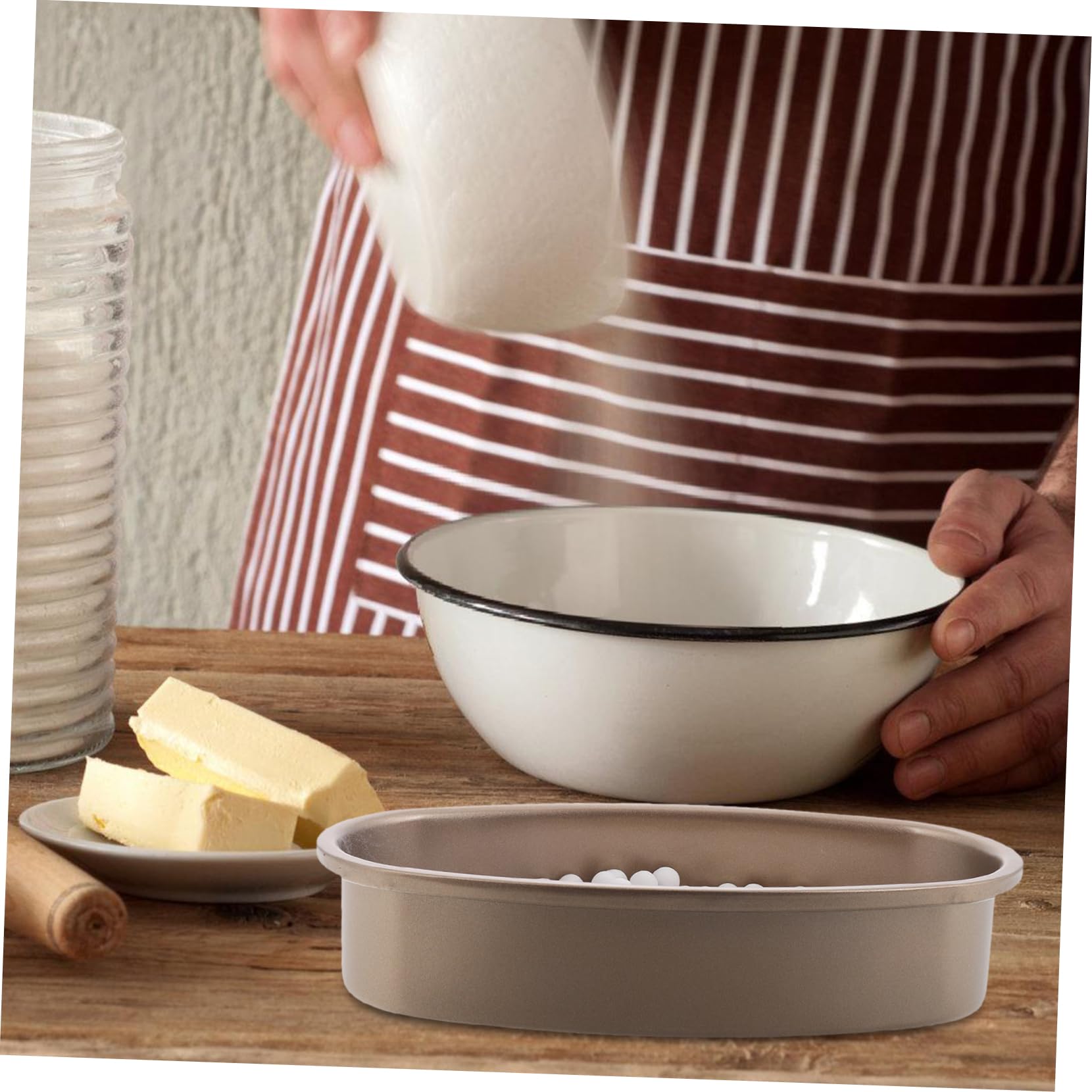 Pesas de Cerámica para Tartas de 500g, Gres Reutilizable para Horno | Pesas de Cerámica para Tartas, Piedra para Hornear para Horno, para Masa de Tarta y Pan