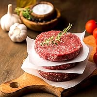 Vista 6 de GWHOLE 500 piezas de papel encerado antiadherente de 4.3 pulgadas, papel de hamburguesa de grado alimenticio, hojas de papel de pergamino