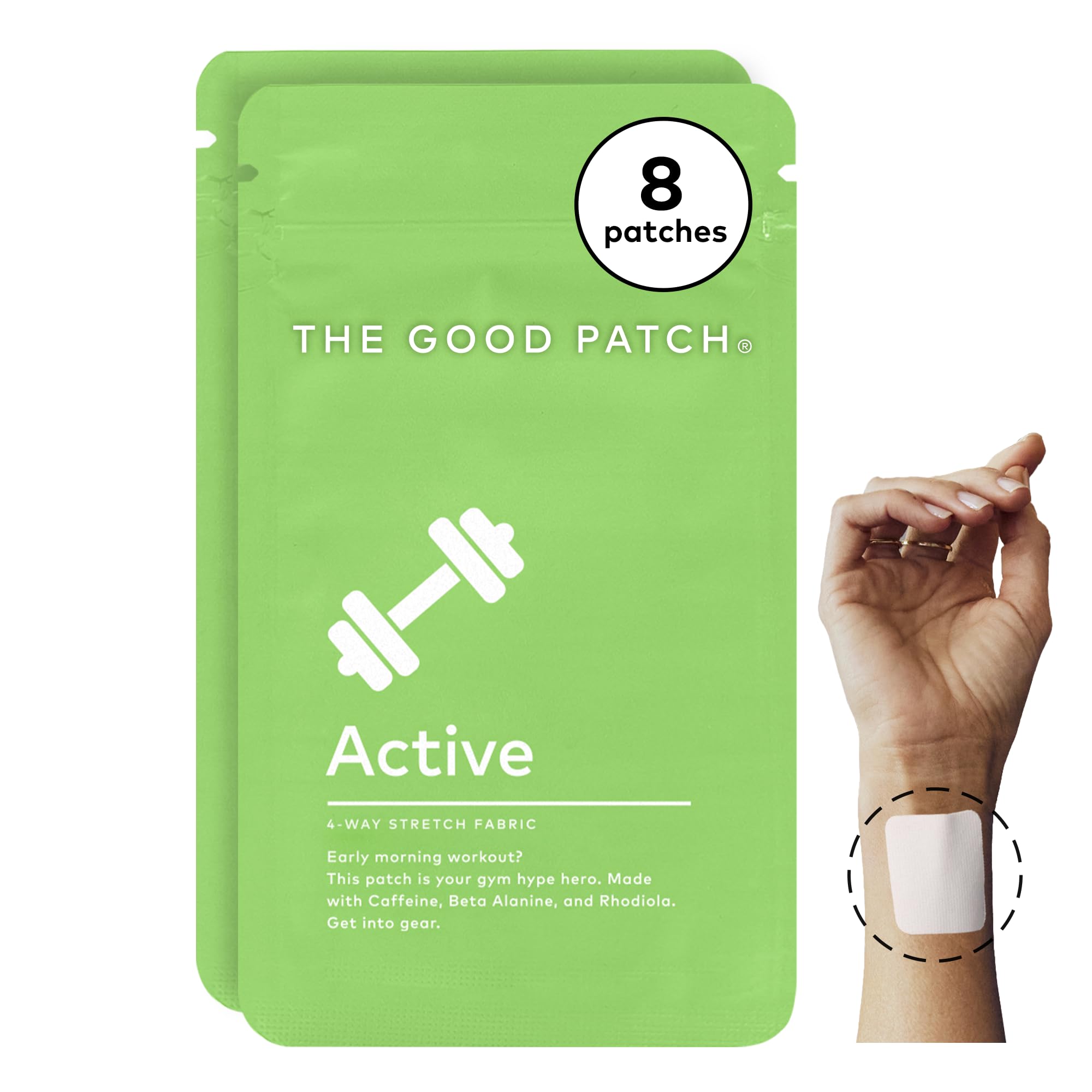 The Good Patch Active - 2 Pouches with 8 Patches