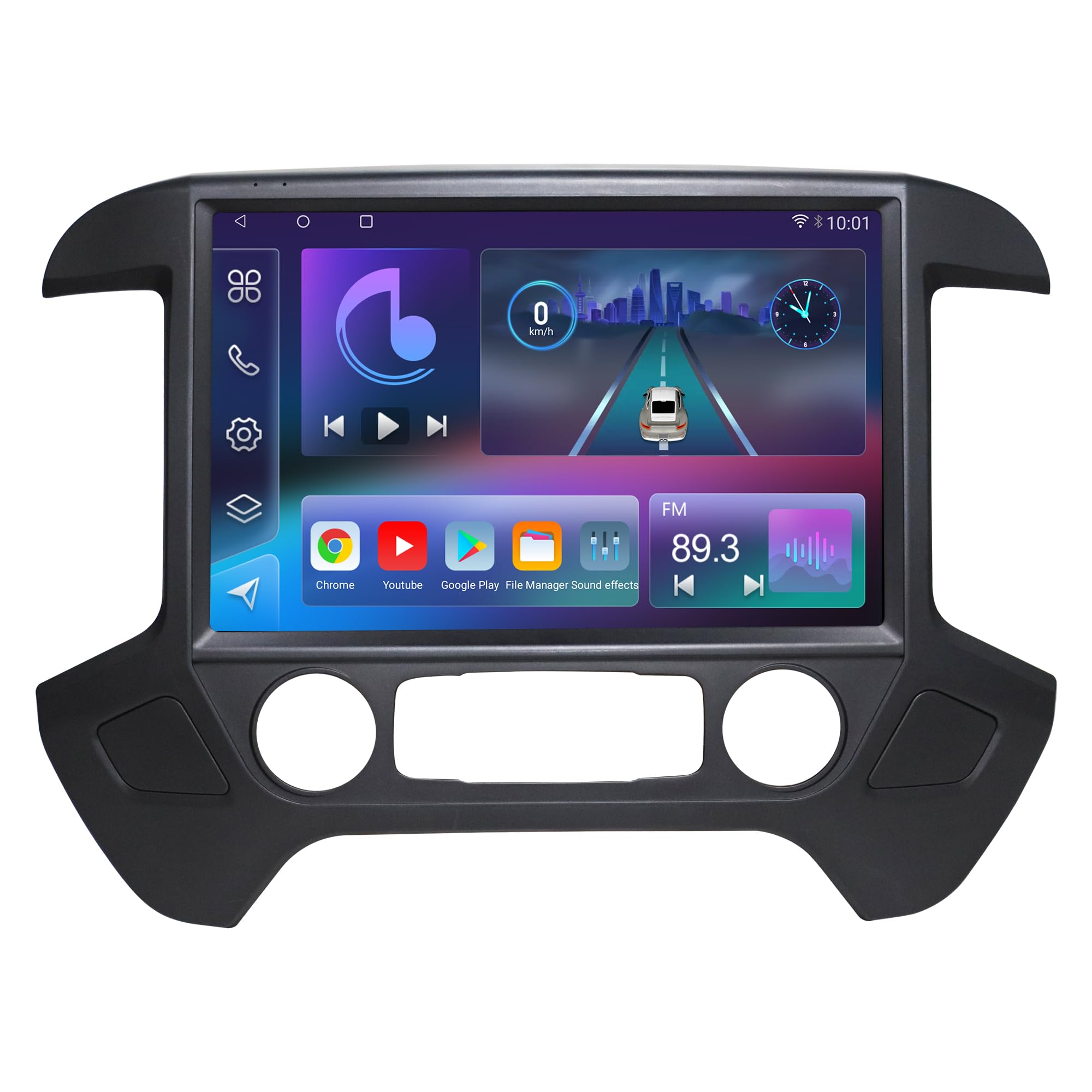 Cidava 13.1 Inch Car Radio for Chevrolet Silverado and GMC Sierra 2014-2018, Android 13 Qualcomm Car Stereo for GMC, Tesla Style Screen Head Unit Replacement with Carplay, Android Auto, Fast Boot