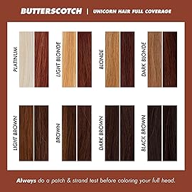 Lime Crime Full Coverage Unicorn Hair Dye, Butterscotch - Damage-Free Semi-Permanent Hair Color Conditions & Moisturizes - Temporary Hair Tint Kit Has A Sugary Citrus Vanilla Scent - Vegan