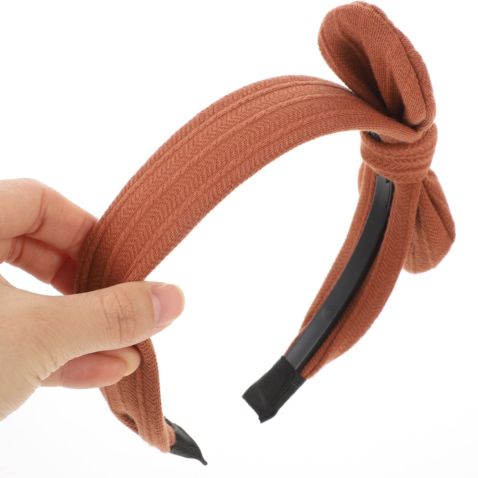 6pezzi Cerchietto Con Nodo Per Donna in Fascia Larga Per Capelli Accessori Autunnali Adatti Per Feste Lavoro e Scuola