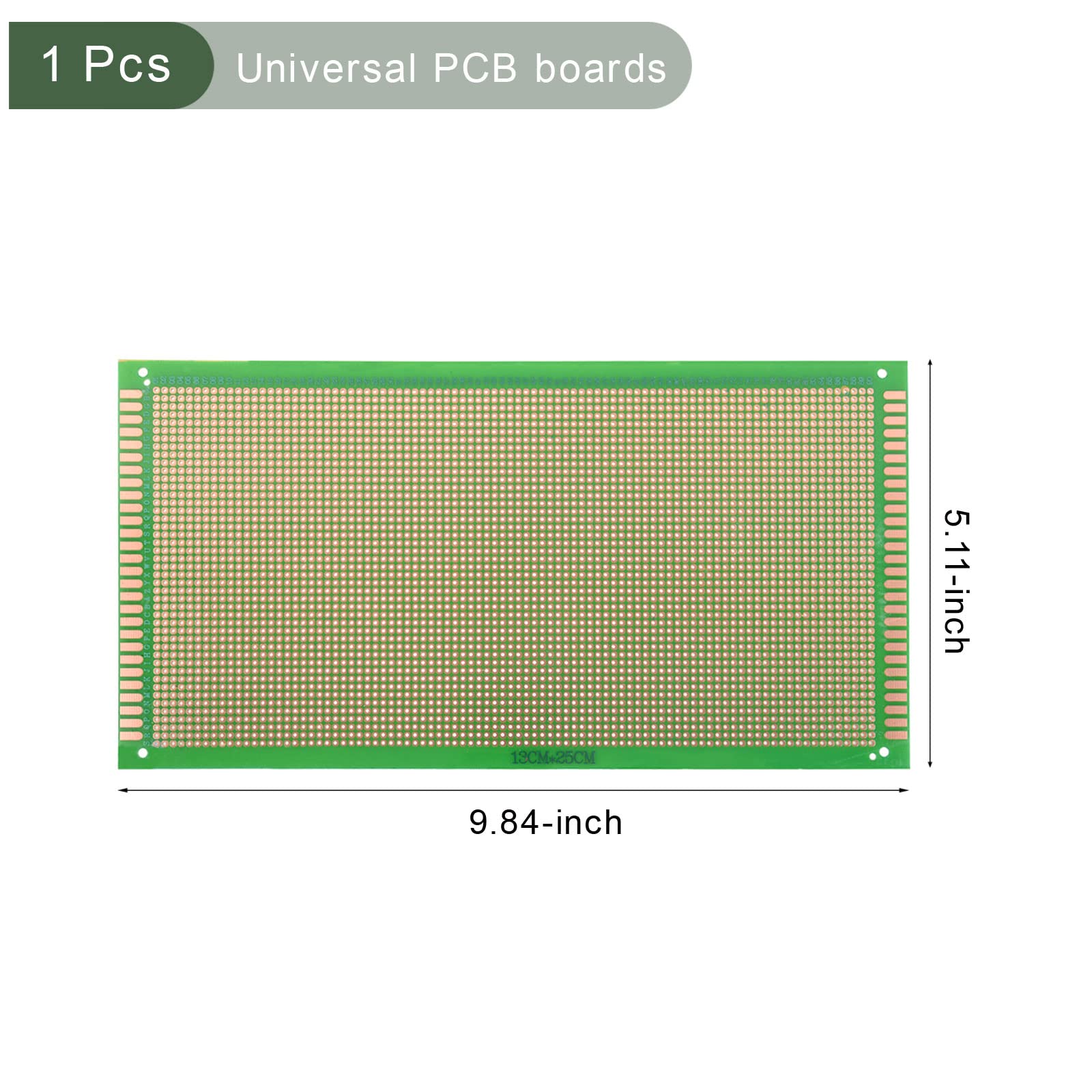 YOKIVE 5 Pcs Cartes Circuit Imprimé Universelles FR-4 PCB Étamées 150x200mm - Idéales Pour Projets Soudure Électronique
