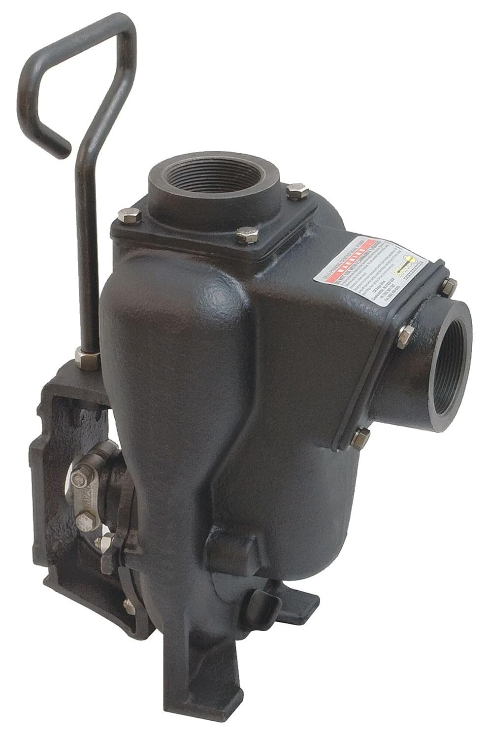 Banjo 200POI Cast Iron Centrifugal Pump Head, Gas Engine Driven, 50 Max Head (ft), 45 psi Max Pressure, 2" Connection